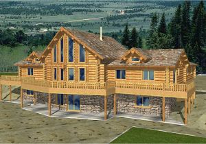 Log Home Floor Plans with Garage and Basement Log Home Plans with Basement Log Home Plans with Garages