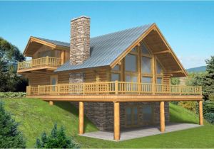 Log Home Floor Plans with Garage and Basement Log Home Plans with Basement Log Home Plans with Garages