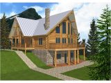 Log Home Floor Plans with Garage and Basement Mountview A Frame Log Home Plan 088d 0003 House Plans