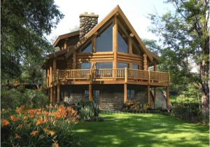 Log Home Plans and Prices Fairmont Log Home Design by the Log Connection