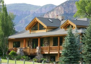 Log Home Plans Colorado Luxury Mountain Log Home Plans Clinetop Ranch Waterfront