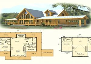 Log Home Plans with Loft Cabin Plans Small Plan Loft Log Home with Cabins Lofts and
