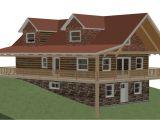 Log Home Plans with Walkout Basement Open Floor Plans Log Home with Plans Log Home Plans with