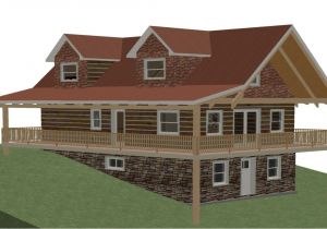 Log Homes with Basement Floor Plans Open Floor Plans Log Home with Plans Log Home Plans with