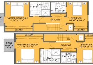 Long Skinny House Plans A Skinny solution for Small House Floor Plans