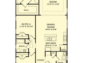 Long Skinny House Plans Long and Narrow Craftsman House Plan 17732lv