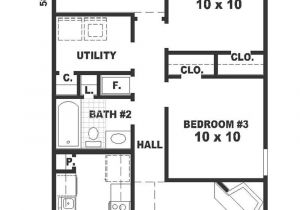 Long Skinny House Plans Small Bungalow House Plans Home Design B1120 77 F 7596