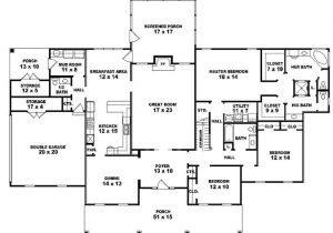Louisiana Plantation Style Home Plans 653941 One Story 3 Bedroom 3 5 Bath Louisiana