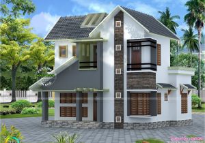 Low Budget Home Plans In Kerala Home Architecture Slope Roof Low Cost Home Design Kerala