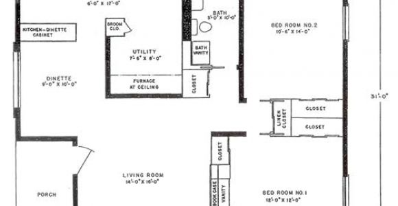 Lustron Homes Floor Plans Lustron Floor Plan Bluff View House