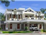Luxary Home Plans Sloping Roof Mix Luxury Home Design Kerala Home Design