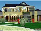 Luxurious Home Plans 5 Bedroom Luxury Home In 2900 Sq Feet Kerala Home