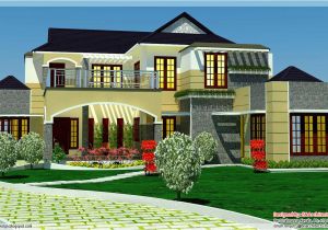 Luxurious Home Plans 5 Bedroom Luxury Home In 2900 Sq Feet Kerala Home