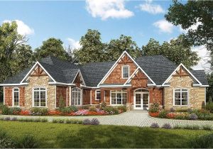 Luxury Craftsman Home Plans One Level Luxury Craftsman Home 36034dk Architectural