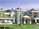 Luxury Estate Home Plans Luxury House Plan with Photo Kerala Home Design and