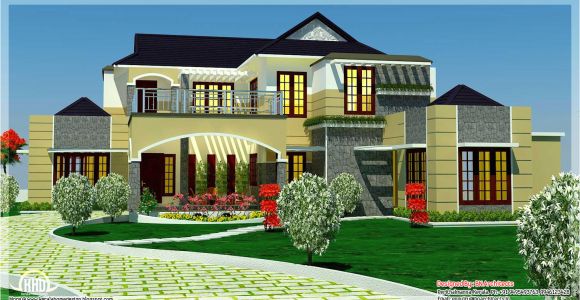 Luxury Home Plan Designs 5 Bedroom Luxury Home In 2900 Sq Feet Kerala Home