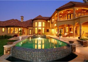 Luxury Home Plans with Pools Mediterranean House Plans with Pools