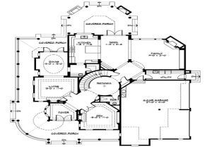 Luxury Homes Floor Plan Small Luxury House Plans