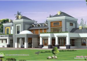 Luxury Homes Plans Designs Luxury House Plan with Photo Kerala Home Design and