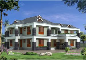 Luxury Homes Plans with Photos 4000 Sq Feet Luxury Villa Exterior Kerala Home Design