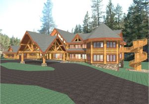 Luxury Log Homes Plans Hawkeye 15281 Sq Ft Luxury Log Home Plans Log Cabin Kit