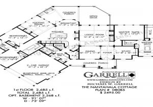 Luxury Mountain Home Floor Plans Rustic Luxury Mountain House Plans Nantahala Cottage House