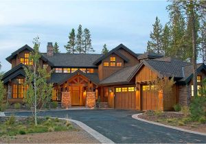 Luxury Mountain Home Plans Mountain Luxury with Bridge Balcony 54204hu