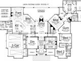 Luxury One Story Home Plans Luxury Style House Plans 5194 Square Foot Home 1 Story