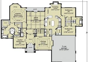 Luxury Ranch Home Floor Plans Open Ranch Style Home Floor Plan Luxury Ranch Style Home