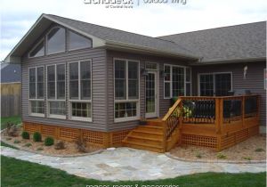 Manufactured Home Addition Plans 4 Season Room Addition Exterior Des Moines Boone