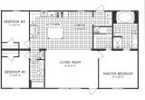Manufactured Home Floor Plans 3 Bedroom 2 Bath 3 Bedroom Floor Plan C 8103 Hawks Homes Manufactured