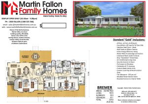 Martin Fallon Homes Plans Bremer 235 Martin Fallon Family Homes