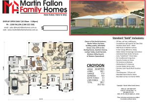 Martin Fallon Homes Plans Croydon Martin Fallon Family Homes