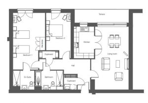 Mccarthy Homes Floor Plans Retirement Property Typical 2 Bedroom Apartment Greenwood