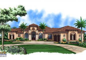 Mediterranean Custom Homes Floor Plans Mediterranean House Plan Story Luxury Home Plans Small