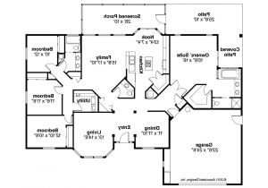 Mediterranean Home Floor Plans Mediterranean House Plans Bryant 11 024 associated Designs