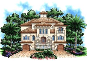 Mediterranean Home Plans Collection 4 Bedrm 4735 Sq Ft Mediterranean House Plan 175 1190