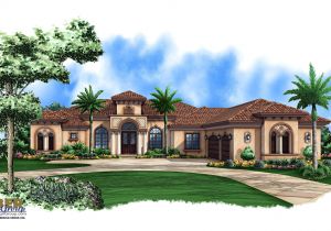 Mediterranean Homes Plans Mediterranean House Plan 1 Story Mediterranean Luxury