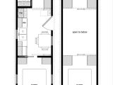 Micro Home Floor Plans Tiny House Floor Plans with Lower Level Beds Tiny House