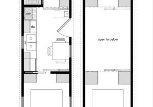 Micro Home Floor Plans Tiny House Floor Plans with Lower Level Beds Tiny House