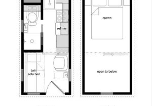 Micro Home Floor Plans Tiny House Floor Plans with Lower Level Beds Tiny House