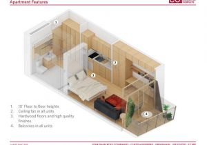 Micro Housing Plans Studio Apartment Floor Plans