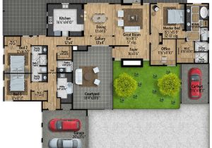 Mid Century Modern Home Design Plans 2 Mid Century Modern House Plan with Courtyard 430010ly
