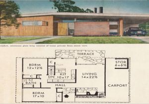 Mid Century Modern Ranch Home Plan Mid Century Modern House Plans Mid Century Modern Ranch