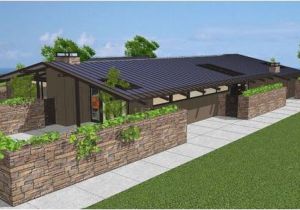 Mid Century Modern Ranch Home Plan Mid Century Modern Ranch House Plans Mid Century Modern