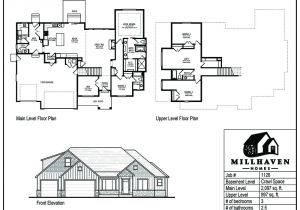 Millhaven Homes Floor Plans Millhaven Homes Semi Custom and Custom Floorplans