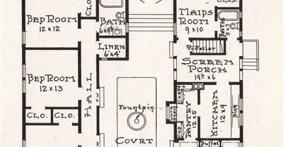 Mission Home Plan Free Home Plans Mission Style House Plans