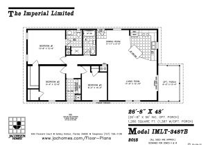 Mobil Home Plans Imlt 3487b Mobile Home Floor Plan Ocala Custom Homes