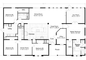 Mobile Home Floor Plans Florida View Tradewinds Floor Plan for A 2595 Sq Ft Palm Harbor