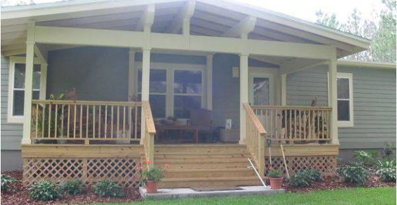 Mobile Home Front Porch Plans 45 Great Manufactured Home Porch Designs